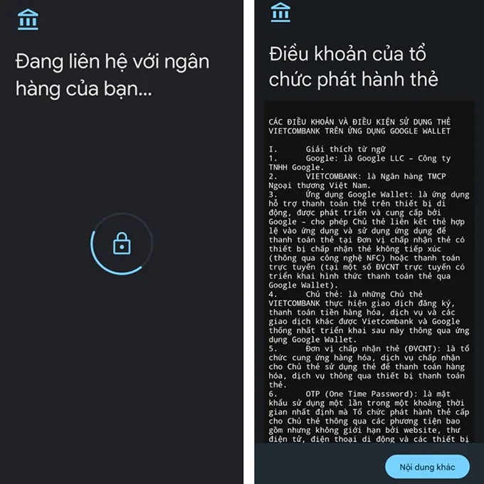 Cách thức liên kết thẻ ngân hàng với tài khoản Google Pay: Bước 4