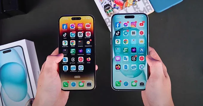 Màn hình có kích thước lớn ngang ngửa bản Pro Max
