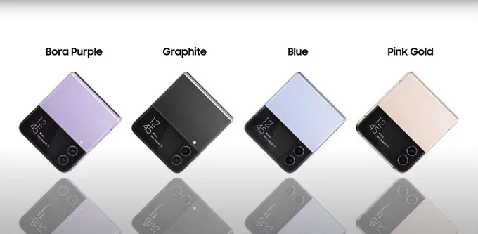 Galaxy Z Flip 4 sở hữu bảng màu ấn tượng