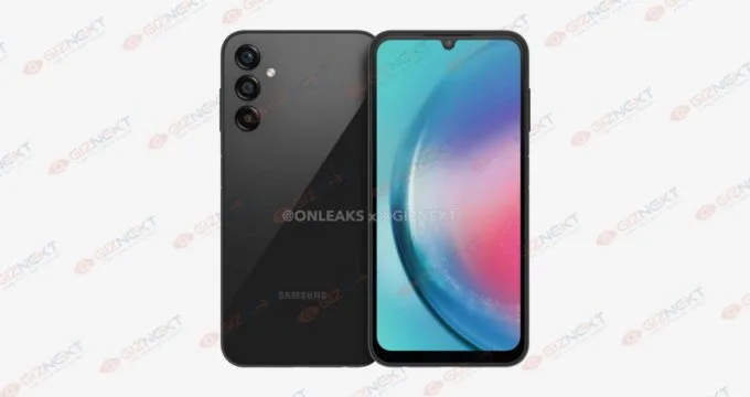 Galaxy A25 5G có thiết kế notch hình giọt nước