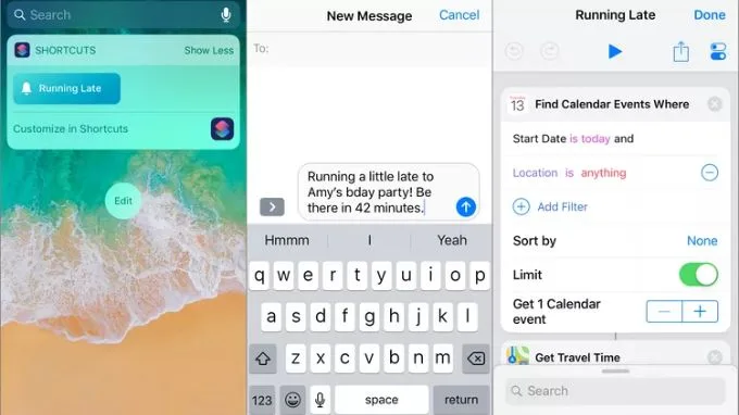 Phím tắt tự động gửi tin nhắn khi đến trễ