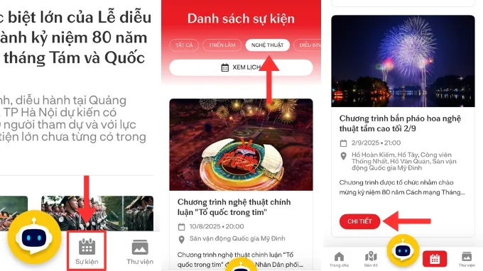 Tra cứu thông tin sự kiện