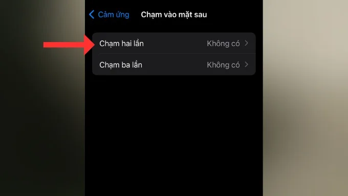 Bước 5 kích hoạt tính năng Back Tap trên iPhone