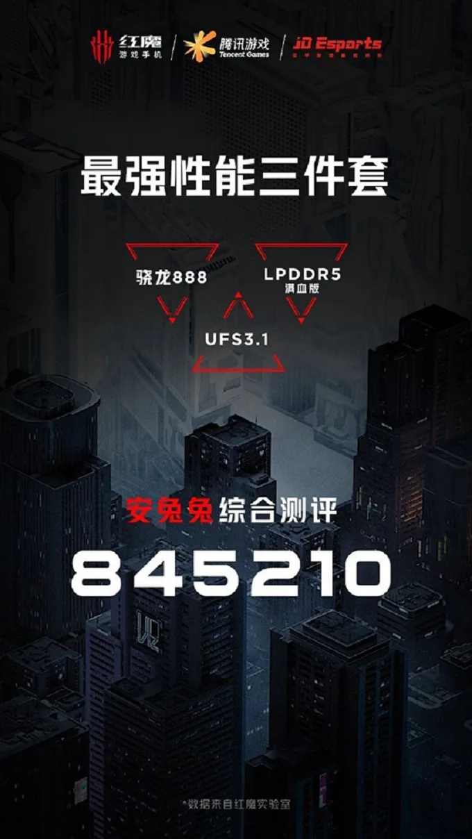 Red Magic 6R đạt hiệu năng 'khủng' trên AnTuTu với chip Snapdragon 888