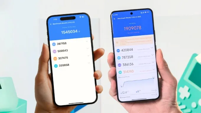 Điểm hiệu năng của Xiaomi 14 Pro cao hơn iPhone 15 Pro Max