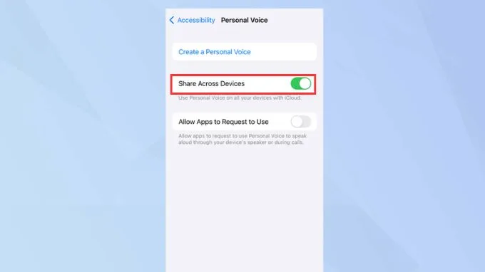 Mẹo tạo giọng nói cá nhân trên iPhone 15 Pro Max cũ
