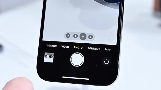 Mức zoom 2X trên iPhone 14 Pro