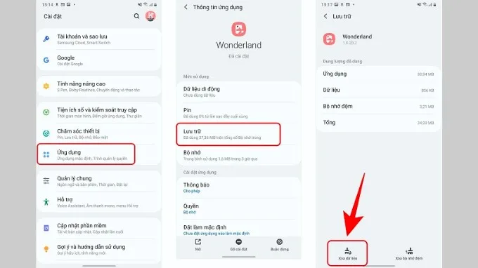 Xóa bộ nhớ đệm trên điện thoại