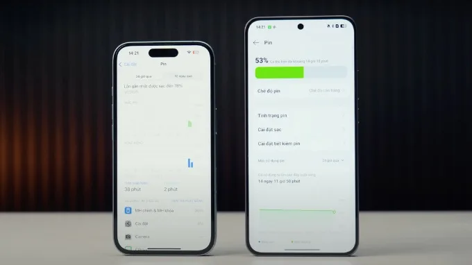 Dung lượng pin và sạc: iPhone 16 bị bỏ xa