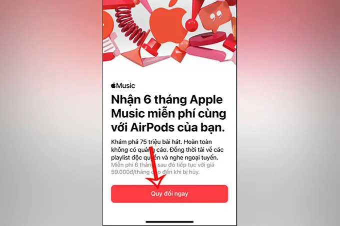 Người sở hữu AirPods có thể nhận được khuyến mãi 6 tháng miễn phí Music