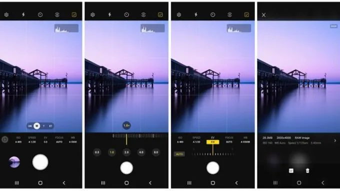 Sử dụng chế độ Expert RAW của Samsung