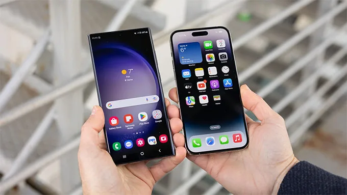 Chất lượng hiển thị xuất sắc trên điện thoại Samsung