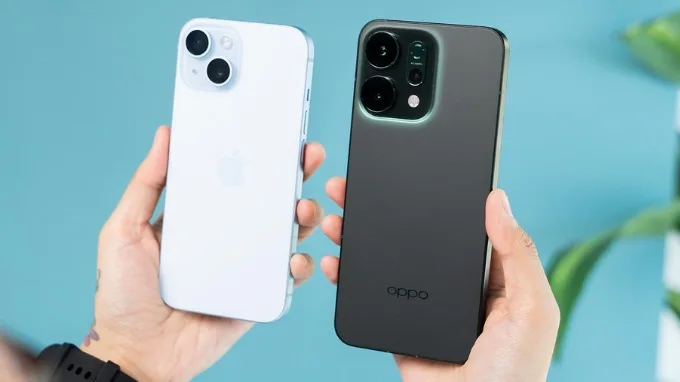 Nên chọn mua OPPO Reno 14 hay iPhone 15?