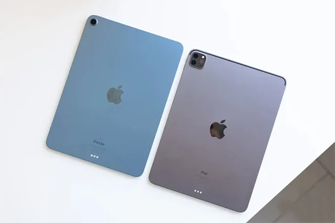 Thiết kế iPad Air 5 và iPad Pro 2022 đều mang đến sự cao cấp, tinh tế