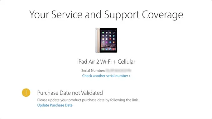 Hướng dẫn cách kiểm tra đời máy iPad bằng số IMEI
