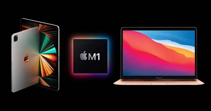 Macbook Air M1 và iPad Pro M1 11inch đều sở hữu con chip M1 mạnh mẽ
