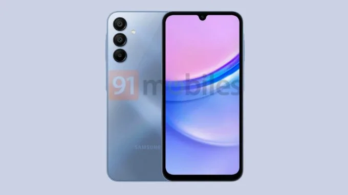 Phiên bản Galaxy A15 màu xanh lam