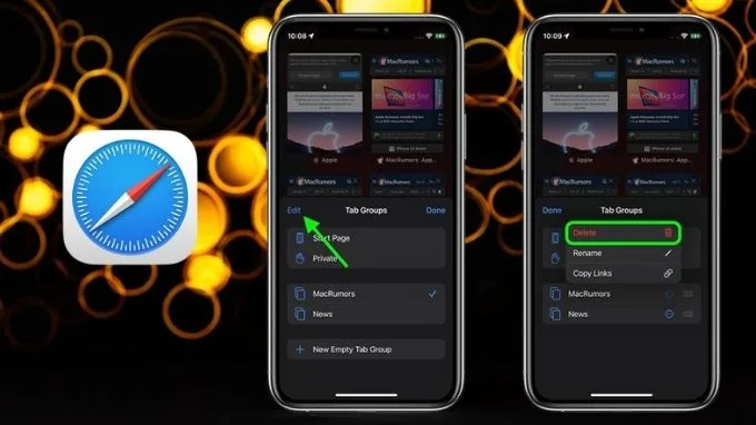 Thiết lập Safari Groups trên iPhone