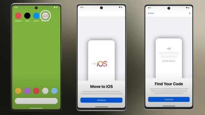 Bước 2 cách chuyển dữ liệu từ Android sang iPhone