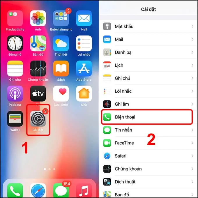Cách bỏ chặn cuộc gọi trên iPhone