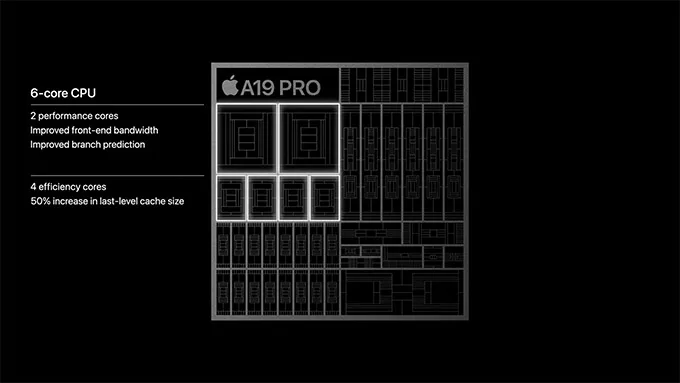 iPhone 17 trang bị chip A19 và A19 Pro hiệu suất mạnh mẽ