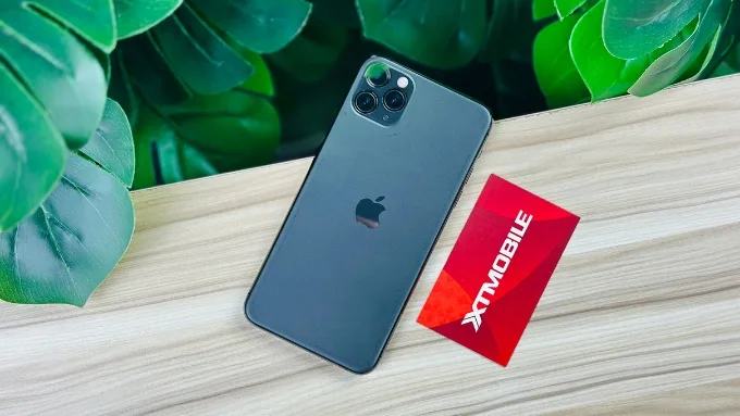 iPhone 11 Pro 256GB cũ sở hữu thiết kế tinh xảo với khung thép không gỉ và mặt kính cường lực cao cấp