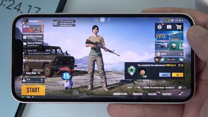 iphone 13 mini 128gb cũ đẹp test hiệu năng mượt mà