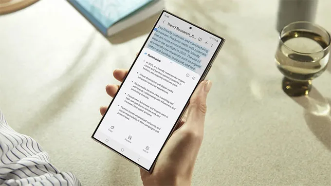 Samsung S24 Ultra 1TB hỗ trợ nhiều tính năng AI hấp dẫn