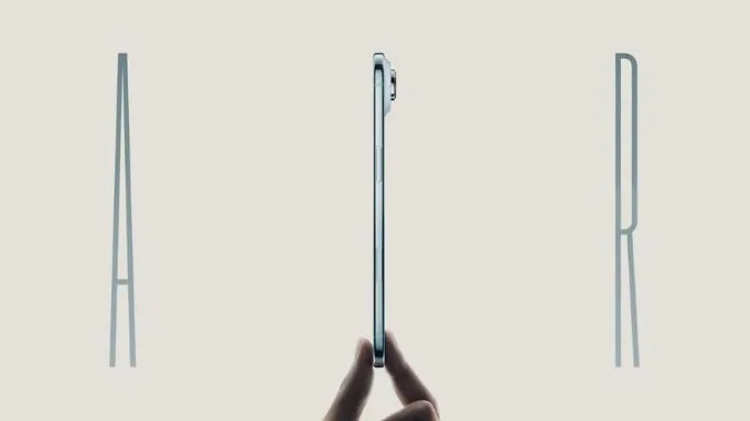 Thiết kế siêu mỏng của iPhone Air