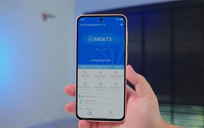  Galaxy A27 5G được trang bị chip Snapdragon 6 Gen 3