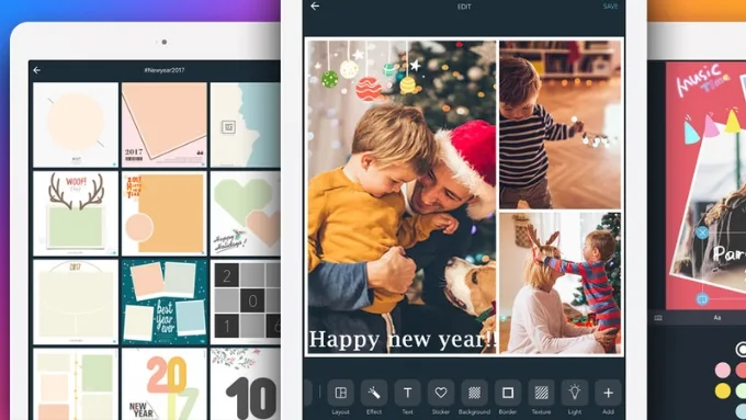 LiveCollage hướng đến những bố cục sinh động với khả năng thêm hiệu ứng chuyển động nhẹ