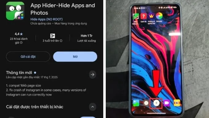 Cách ẩn ứng dụng trên OPPO bằng ứng dụng App Hider