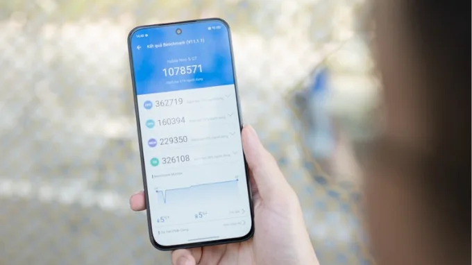 Neo 5 GT dễ dàng vượt qua cột mốc 1.07 triệu điểm AnTuTu