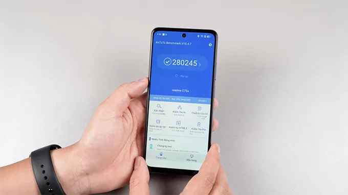 Cấu hình Realme C75x 256GB được cung cấp sức mạnh từ chip MediaTek Helio G81 Ultra
