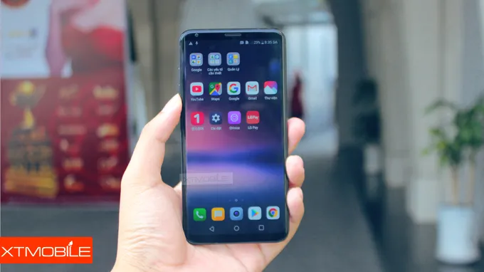 Màn hình hiển thị Full View đẹp mắt có trên LG V30