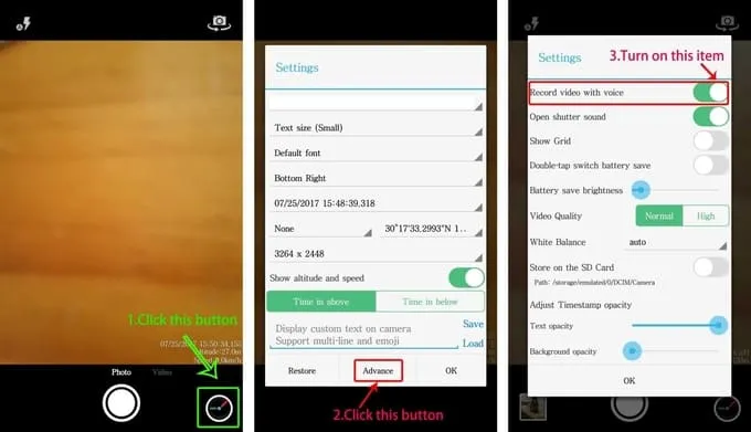 cách chụp hình có ngày giờ trên iPhone bằng Timestamp Camera
