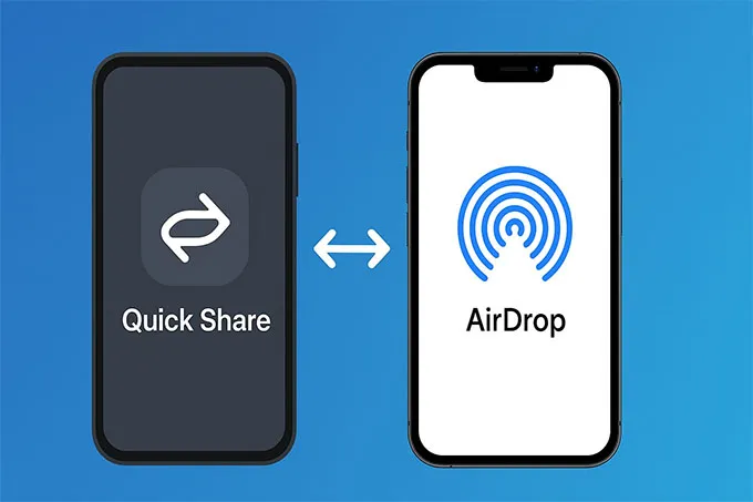 Hỗ trợ AirDrop qua Quick Share trên nhiều Android hơn