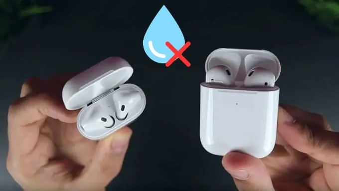 AirPods thế hệ 1 và 2 có chống nước không