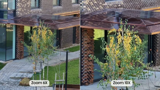Chất lượng ảnh chụp zoom quang từ camera tele