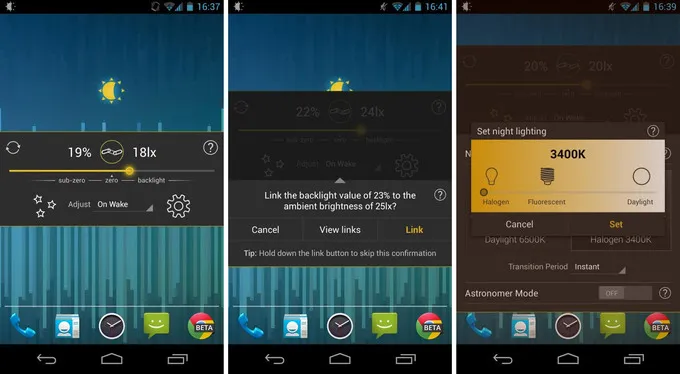 LuxMod Auto Brightness là một app tăng độ sáng màn hình điện thoại đáng cân nhắc