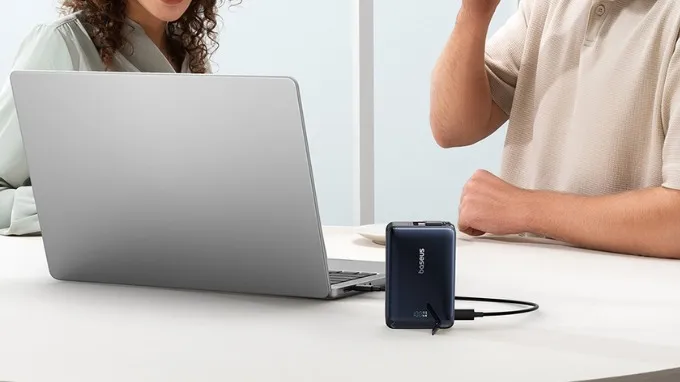 Sạc dự phòng Baseus Nomos 3 in 1 10.000mAh 45W