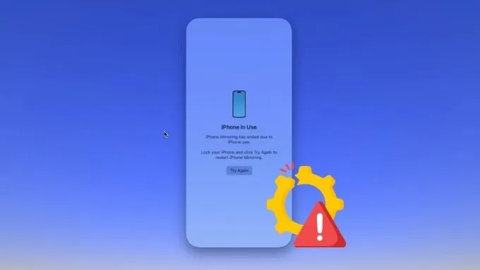 Các hình thức lỗi phản chiếu iPhone trên MacBook