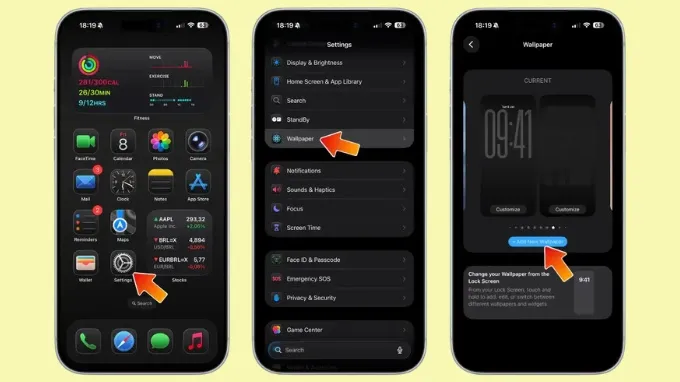 Cách cài đặt hình nền iOS 26.5 trên iPhone
