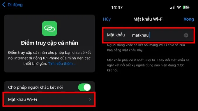 Cách chia sẻ Wi-Fi trên iPhone có mật khẩu