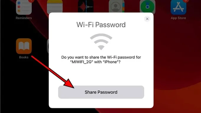 Cách chia sẻ Wi-Fi trên iPhone sang iPad