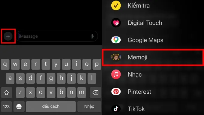 Cách gửi video Memoji trên iPhone