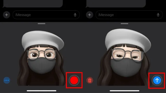 Cách gửi video Memoji trên iPhone