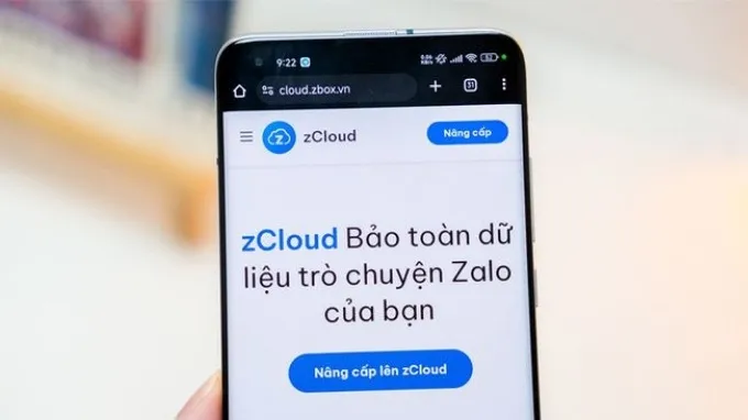 zCloud là dịch vụ lưu trữ đám mây do Zalo phát triển