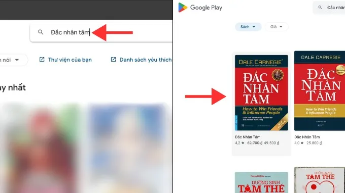 Hướng dẫn cách mua sách trên Google Play Books