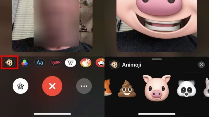 Cách sử dụng Memoji trong FaceTime